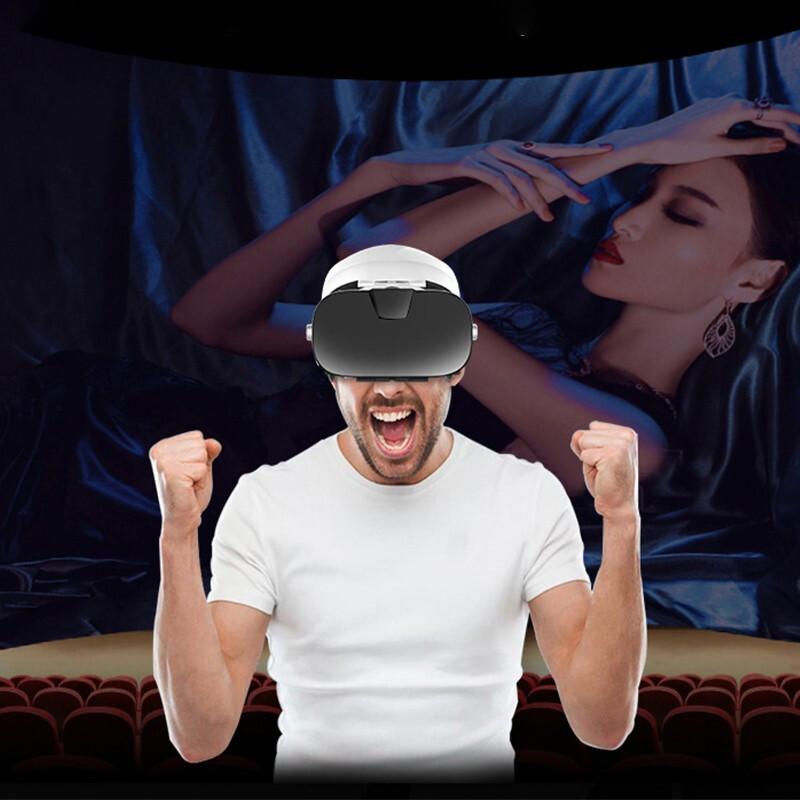 KODENG K2酷登魔盔虚拟现实vr眼镜手机3D影院游戏智能头戴式头盔AR全景观影超清4K 视听一体尊享版【送十二大赠品】+海量资源