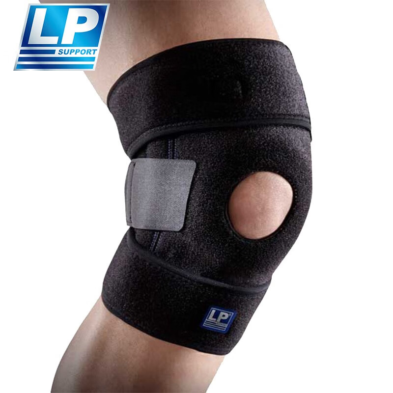 LP733KM透气运动护膝双弹簧支撑跑步篮球登山膝关节半月板深蹲防护护具四季通用加大码