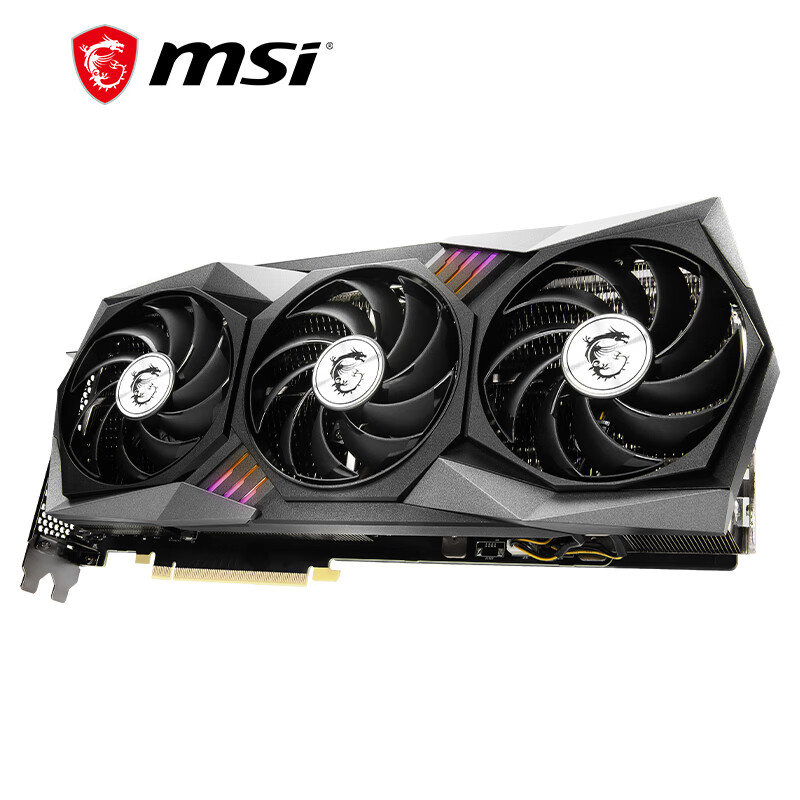 微星（MSI）魔龙Z GeForce RTX 3060 GAMING Z TRIO 12G 超频版 旗舰款 电竞游戏设计专业电脑显卡