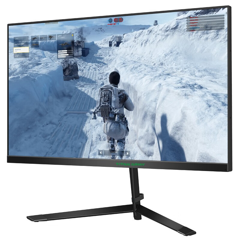 泰坦军团快速液晶显示器 23.8英寸 原生144Hz FAST IPS 1ms 120%sRGB广色域 高清电脑显示屏 电竞小金刚T24FG