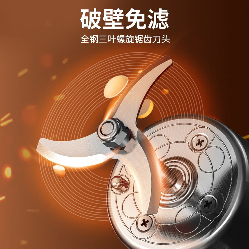 九阳（Joyoung）肖战推荐 豆浆机破壁免滤1.2L大容量无网细腻研磨多功能料理机DJ12E-N620SG