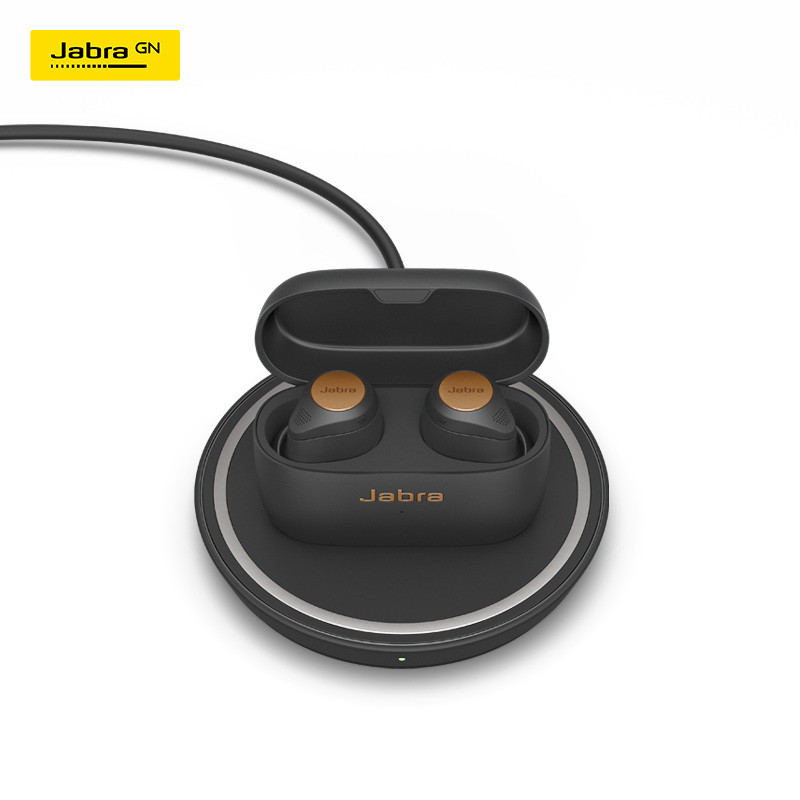 捷波朗JabraElite85t真无线蓝牙耳机手机耳机语音降噪长续航音乐运动耳机耳麦苹果华为小米通用耳机 铜黑色