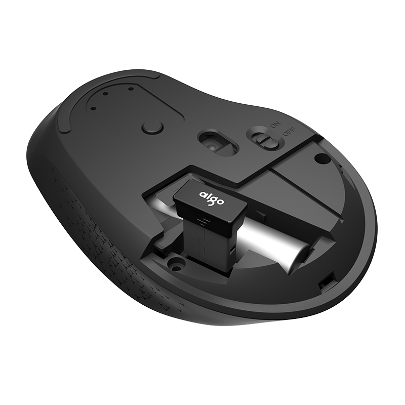 爱国者(aigo) MK500黑色 无线键鼠套装 简洁轻薄 水滴键帽 全尺寸104键键盘 办公鼠标键盘套装 电脑办公套装