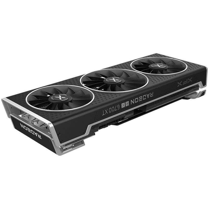 訊景（XFX）RX 6700XT 12GB 海外版V2 OC電競(jìng)吃雞游戲顯卡 單品