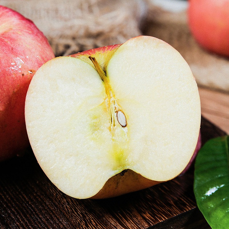 口粮果山东沂蒙山富士苹果3斤装 新鲜当季水果 健康轻食生鲜