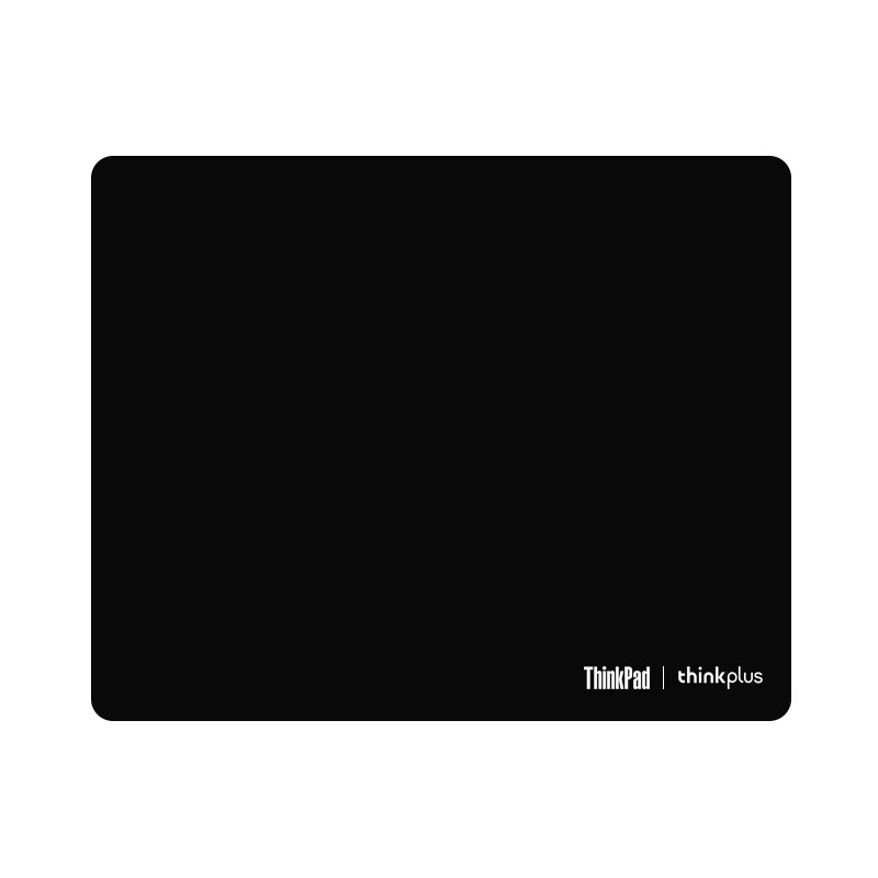 联想 ThinkPad（thinklife）鼠标垫柔软舒适游戏垫商务办公 黑色无封边【26*21cm】