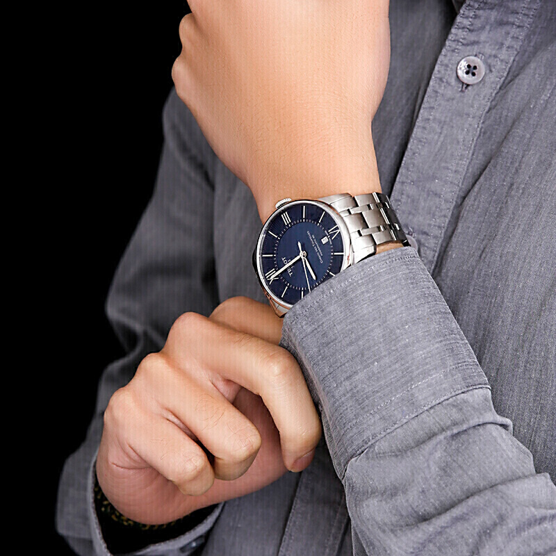 天梭(TISSOT)瑞士手表 天梭男表杜鲁尔系列钢带机械男士时尚休闲商务手表送男友T099.407.11.048.00