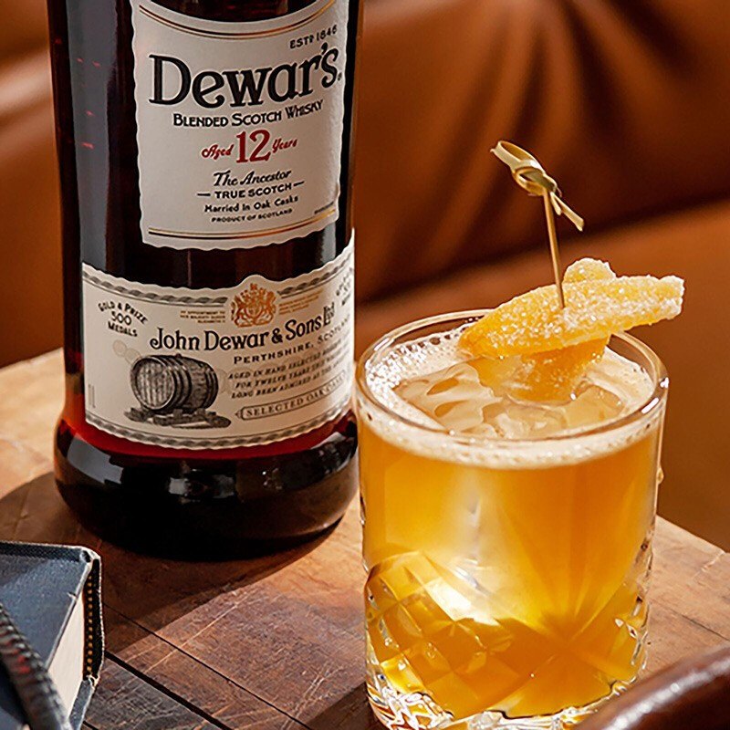 帝王(dewars)12年 40%vol 700ml 纸盒装洋酒 调配 苏格兰二次陈酿