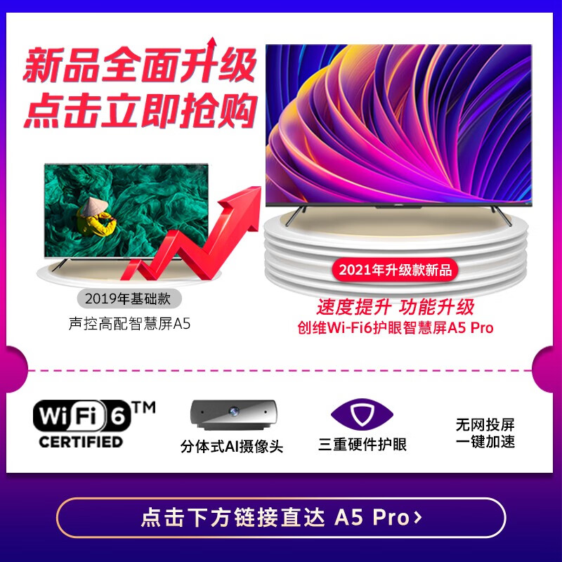 创维55A5哪个好？区别是？