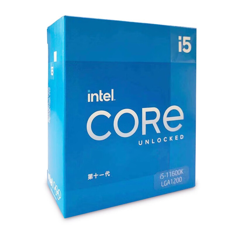 第11代英特爾? 酷睿?  Intel i5-11600K 盒裝CPU處理器  6核12線程 單核睿頻至高可達(dá)4.9Ghz  增強(qiáng)核顯