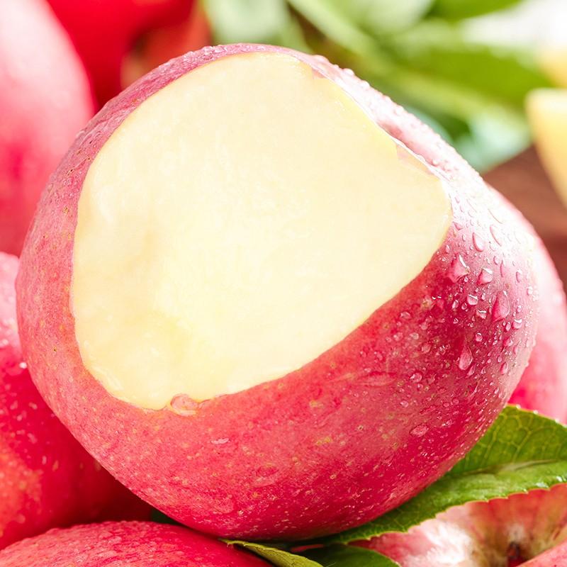 山东红富士苹果3斤装 单果70-85mm 新鲜当季水果 一件包邮