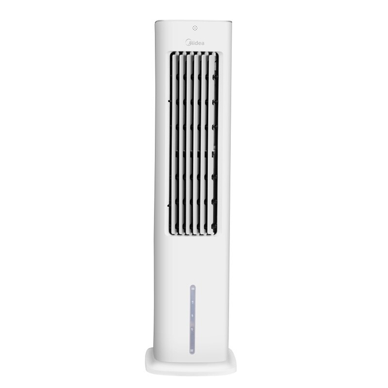 美的空调扇智能遥控冷风扇家用制冷塔扇无叶落地冷气扇水空调移动小空调单冷气机 AAD10AR 白色