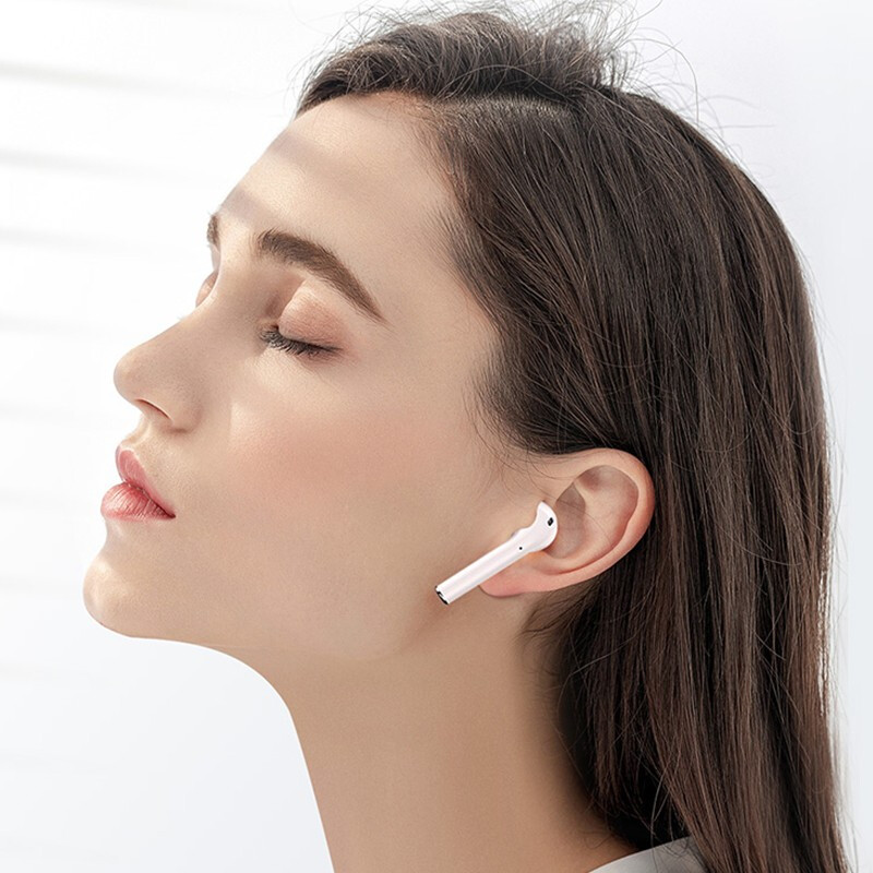 OKSJ 苹果蓝牙耳机无线Air 原装适用iphone11/8/X/6/pods 5.0运动商务双耳入耳式迷你超小华为 4代触控版