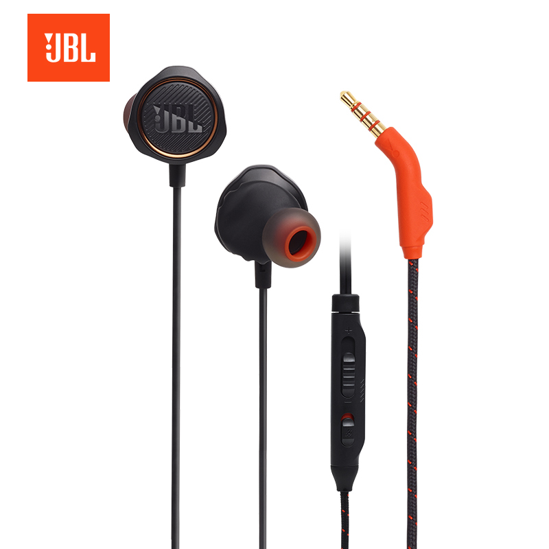 JBL DNF游戏联名款 Q50入耳式游戏耳机 手机电竞耳机带麦可通话 游戏音乐通用 3.5MM有线转苹果lightning