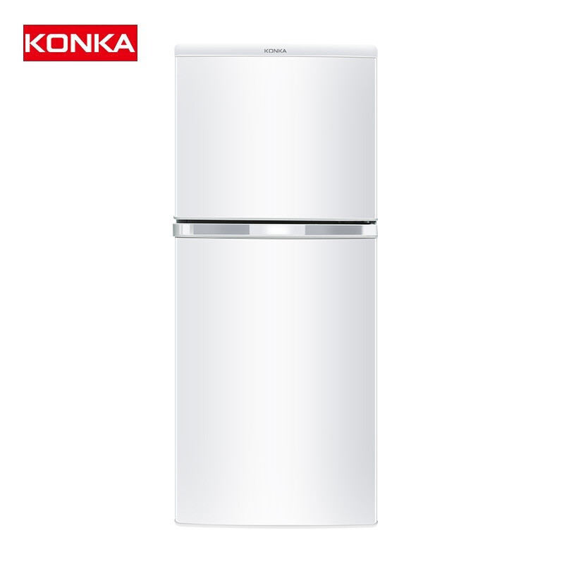 康佳（KONKA）小冰箱118升双门两门小型家用冷冻冷藏电冰箱节能省电宿舍租房神器 小白系列BCD-118GB2S