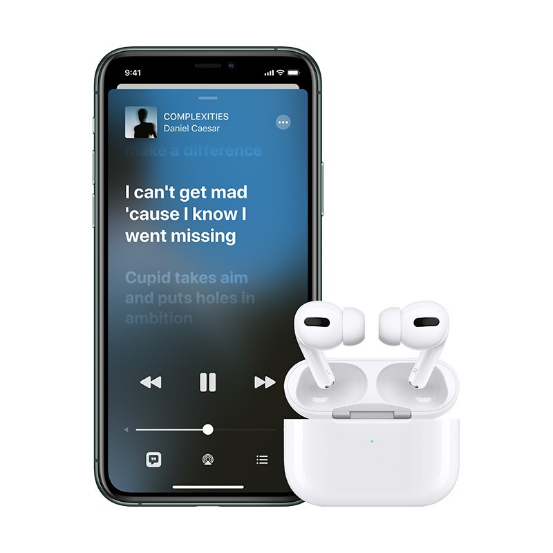 苹果（Apple） AirPods Pro主动降噪无线蓝牙耳机 支持iPad Pro3代/Max手机 官方标配 AirPods Pro 3代