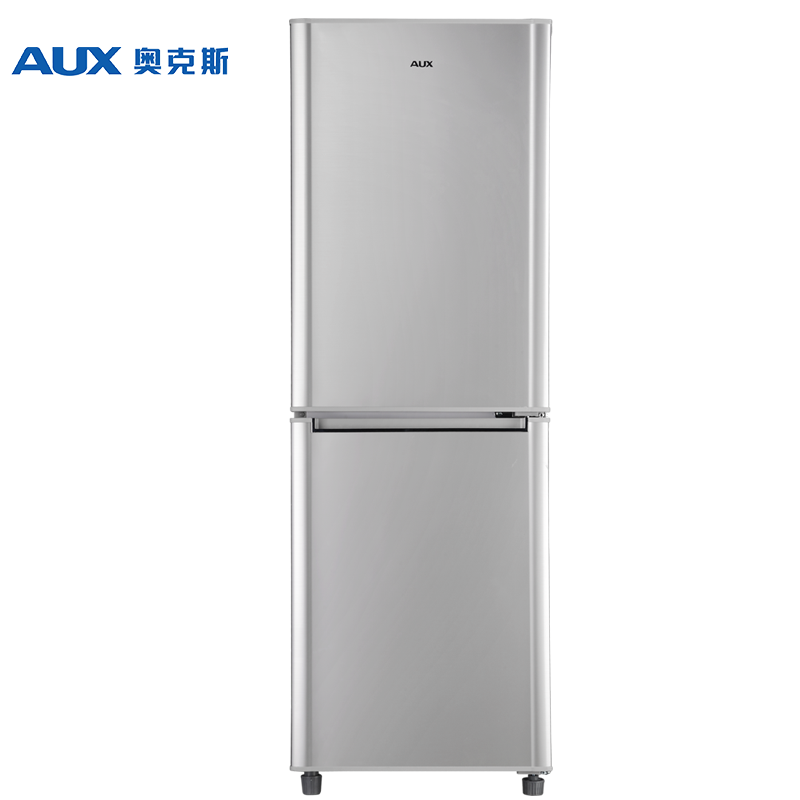 奥克斯 (AUX) 146升 双门两门大容量小型冰箱 家用宿舍租房 节能低噪上冷藏下冷冻电冰箱 BCD-172K212L 银色