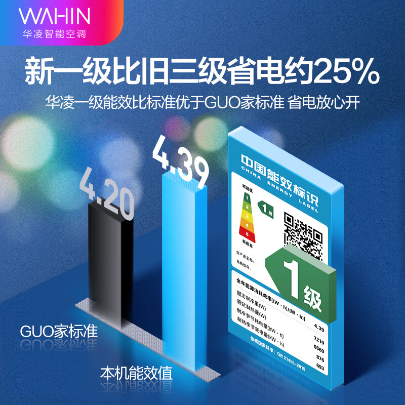 华凌空调 新一级 空调立式 超大风口 高温蒸汽自洁 3匹 客厅空调柜机 KFR-72LW/N8HB1