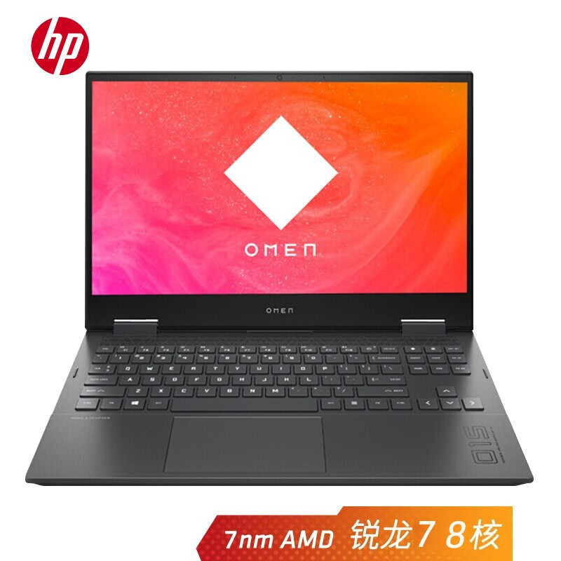 惠普(HP)暗影精灵6Pro锐龙版15.6英寸游戏笔记本电脑(R7-5800H 16G 512GBSSD RTX3060 6G独显144Hz)