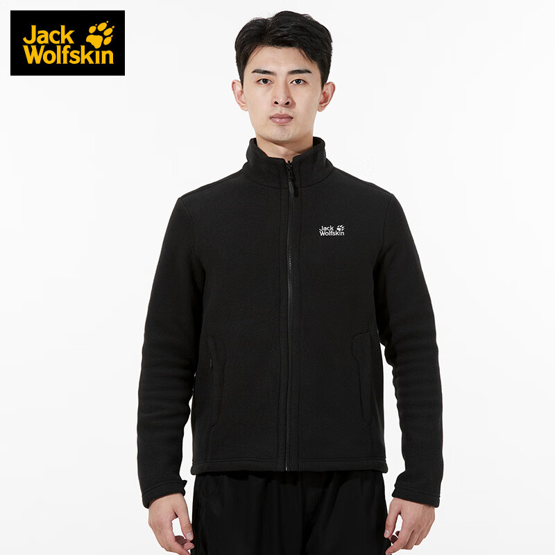jsjackwolfskin狼爪官方抓绒衣男21秋冬新品保暖摇粒绒外套可搭冲锋衣