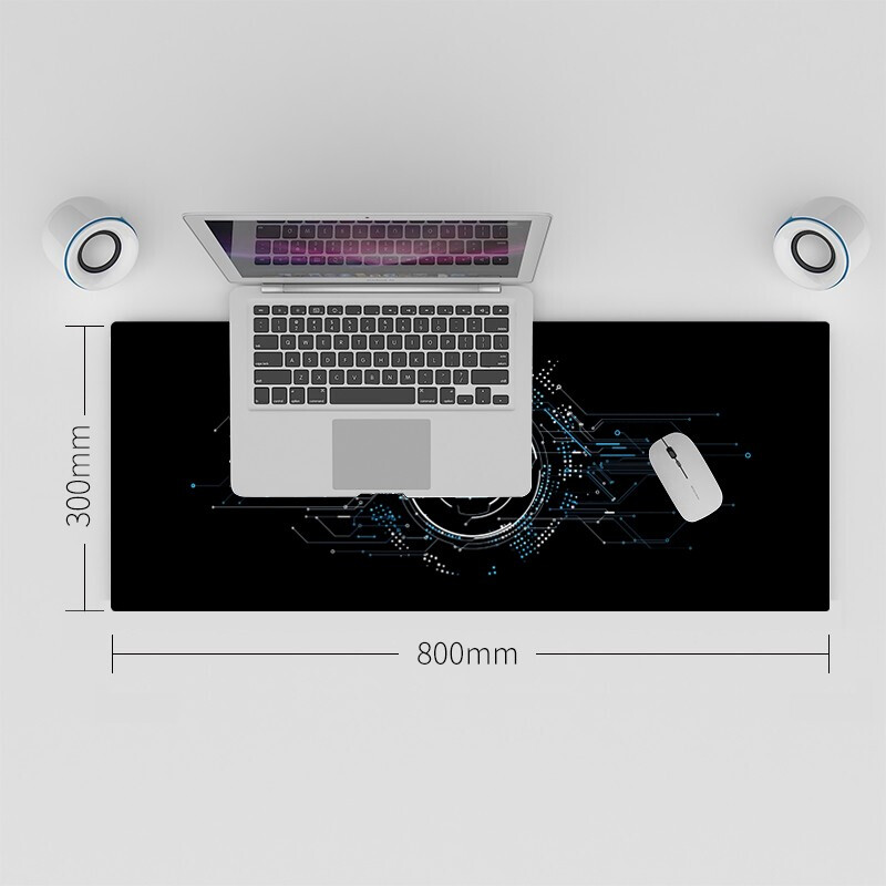 牧马人游戏鼠标垫竞技游戏鼠标垫加大加厚锁边电脑办公家用桌垫90x40cm小号大号键盘垫桌面垫 能源中心系列-加厚桌垫（800*300*2mm）