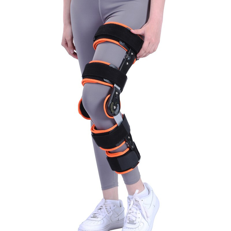 麦德威medwe膝关节固定支具医用膝盖康复固定护具半月板损伤辅助保护锻炼可调大角度支具