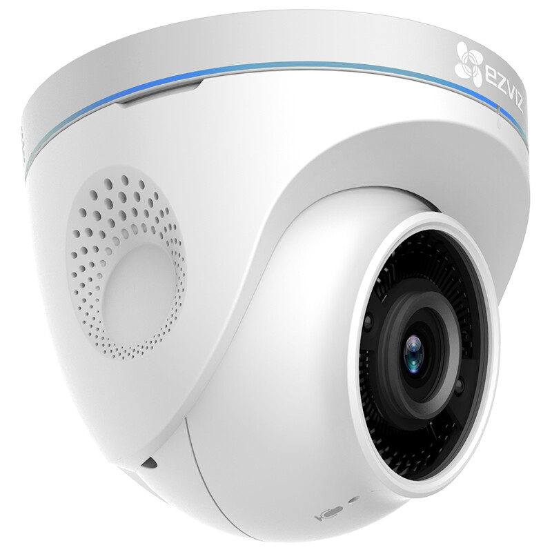 萤石（EZVIZ）C4 1080P 2.8mm 摄像头 防水 30米夜视 海螺半球 无线wifi智能家用室外双向语音