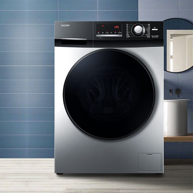 海尔洗衣机全自动滚筒10公斤 洗烘一体 家用大容量 变频节能 海尔出品统帅家电@G1012HB76S 洗烘一体+空气洗+除菌除螨