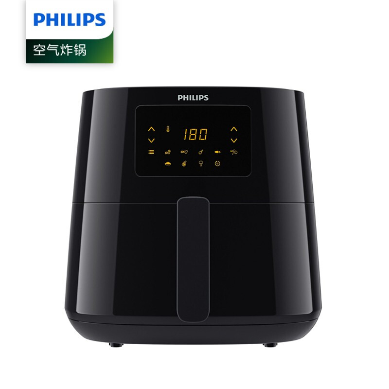 飞利浦（PHILIPS）空气炸锅多功能6.2L大容量 海星底盘 减少油脂 360度循环加热HD9252容量升级款HD9270/91