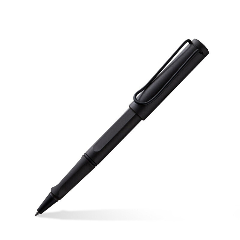 德国进口 凌美(LAMY)宝珠笔签字笔 Safari狩猎系列磨砂黑 ABS材质 蓝色笔芯圆珠笔0.7mm