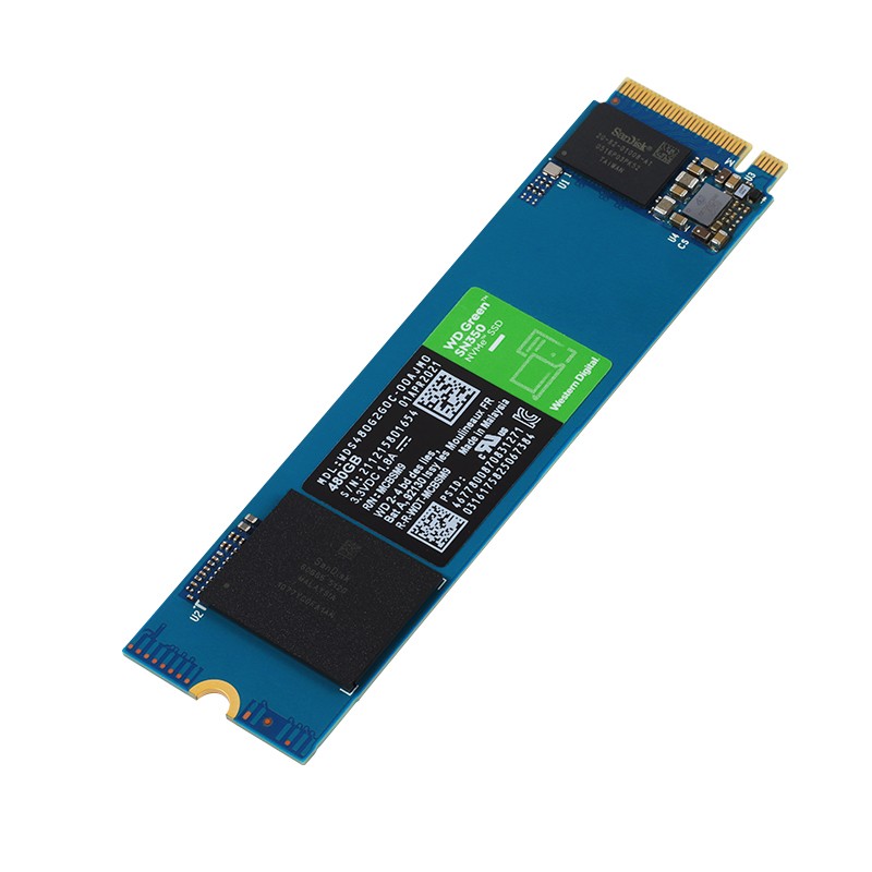 西部数据（Western Digital）480GB SSD固态硬盘 M.2接口（NVMe协议） WD Green SN350 四通道PCIe 高速
