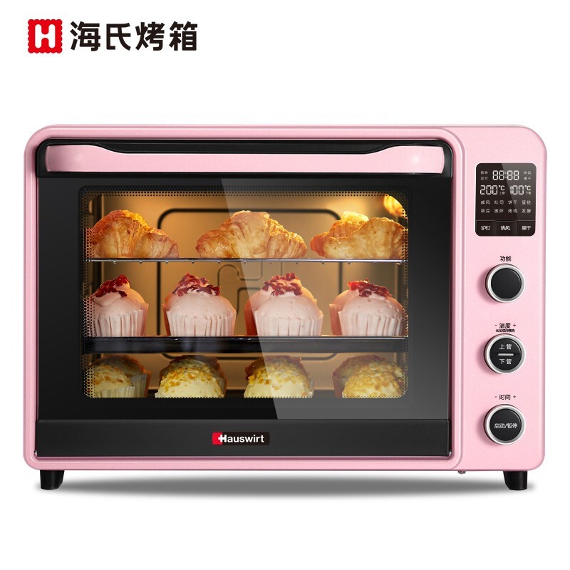 海氏大容量家用多功能智能独立控温电烤箱C40同款C41烤箱搪瓷40升