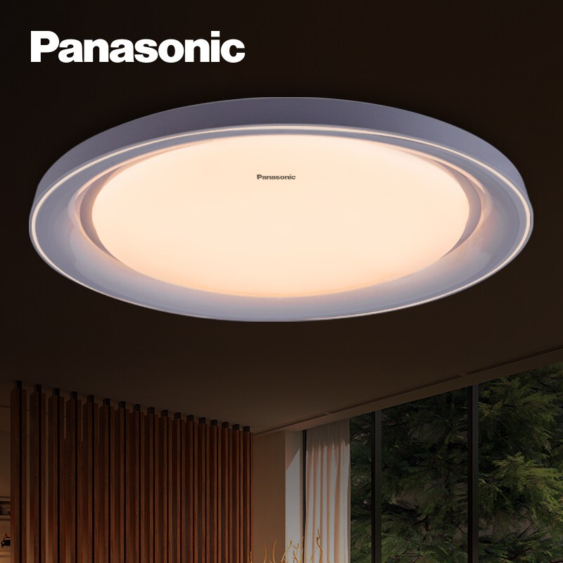 松下（Panasonic）吸顶灯LED遥控调光调色客厅卧室灯具现代简约餐厅儿童房灯具 韵影系列 36瓦 HHXZ3014