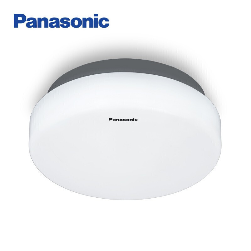 松下（Panasonic）LED吸顶灯阳台灯玄关灯卧室灯书房灯 灯饰圆形灯具5瓦 HHLA0417CB