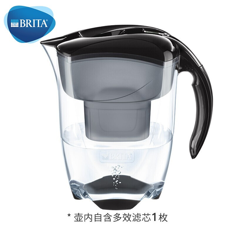 碧然德（BRITA）過(guò)濾凈水器 家用濾水壺 凈水壺 Elemaris 探索者系列 3.5L(黑)