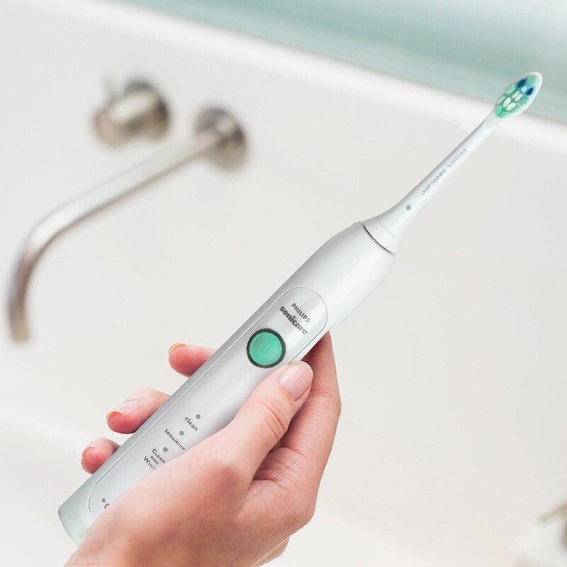 飞利浦(PHILIPS) 电动牙刷HX6730 成人声波震动牙刷(自带刷头*1) 多种智能清洁模式 机皇款 3种模式+流动洁力