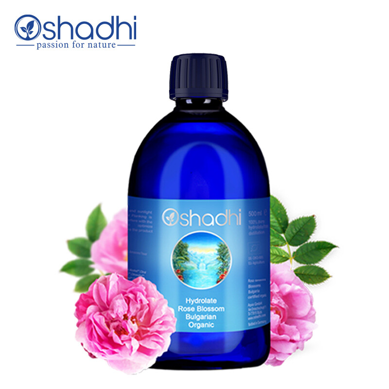 德國O家（Oshadhi）保加利亞大馬士革玫瑰純露500ml（玫瑰精華水 爽膚水 化妝水 濕敷水 補水保濕定妝噴霧）