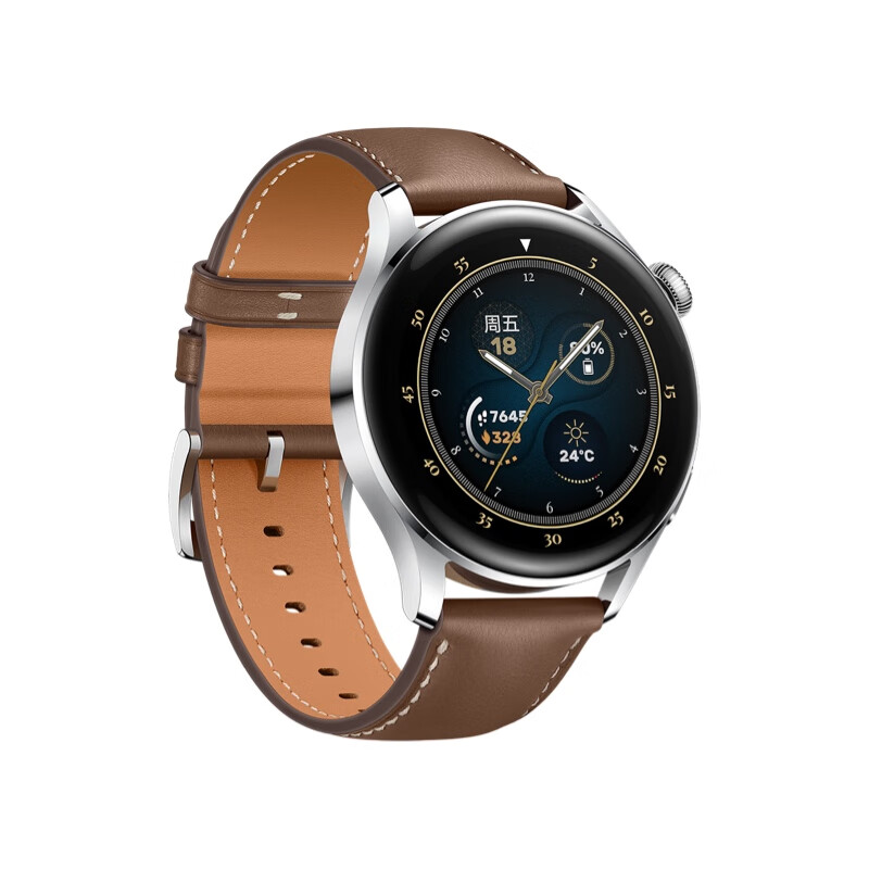 HUAWEI WATCH 3智能手表 运动智能手表 时尚款 鸿蒙HarmonyOS eSIM独立通话|强劲续航|心脏与呼吸健康