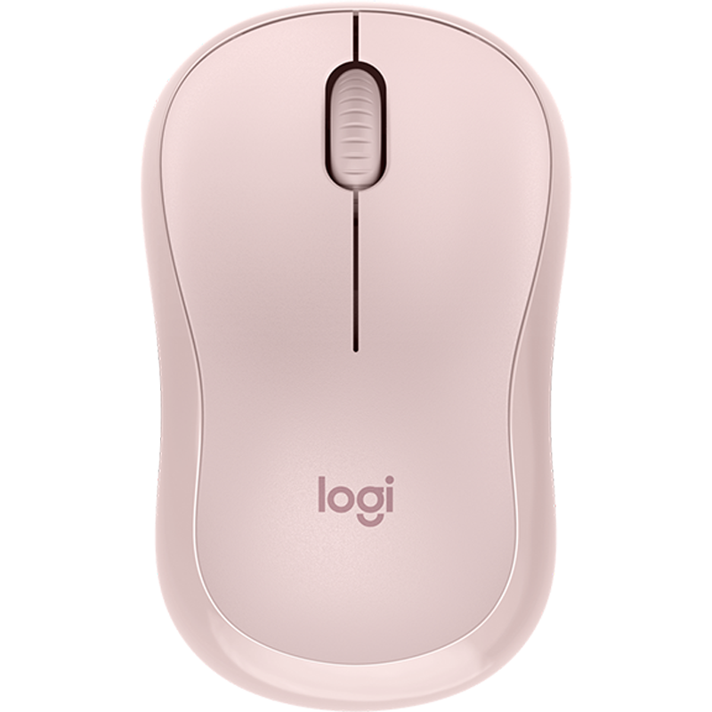 罗技（Logitech）M221无线鼠标 办公鼠标 便携鼠标 静音鼠标 笔记本台式机家用商务彩色时尚 M221-玫瑰粉色