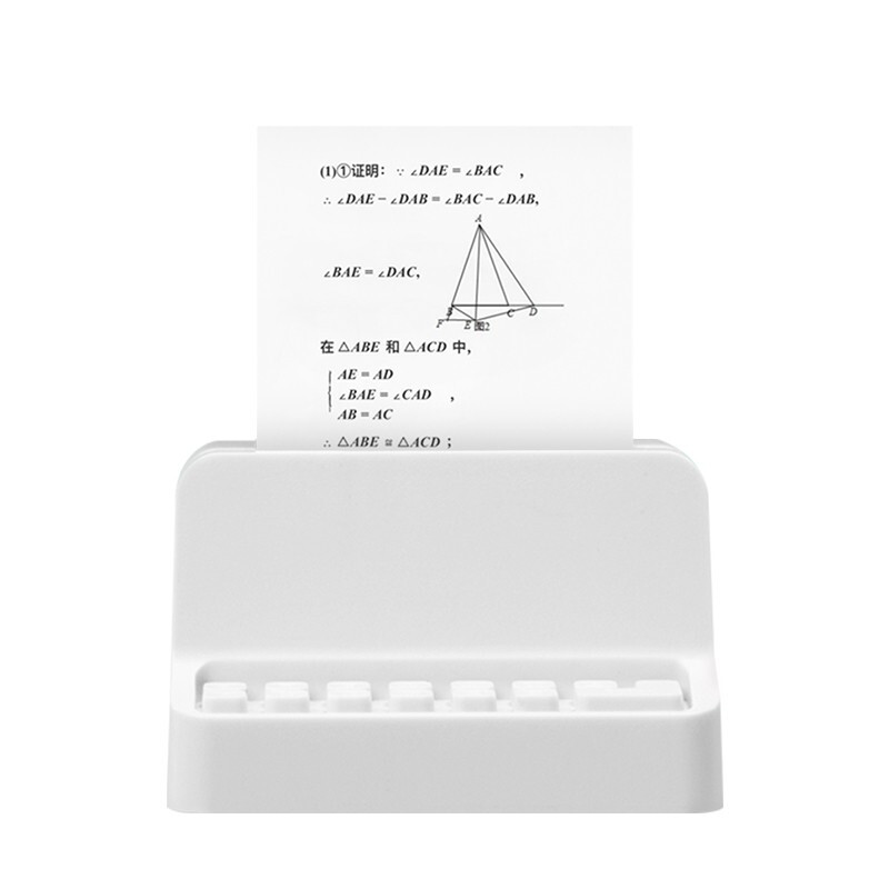 喵喵机D1错题打印机 帮帮机作业帮2.5亿题库学生错题整理神器家用迷你便携标签手账多功能热敏打印机 白