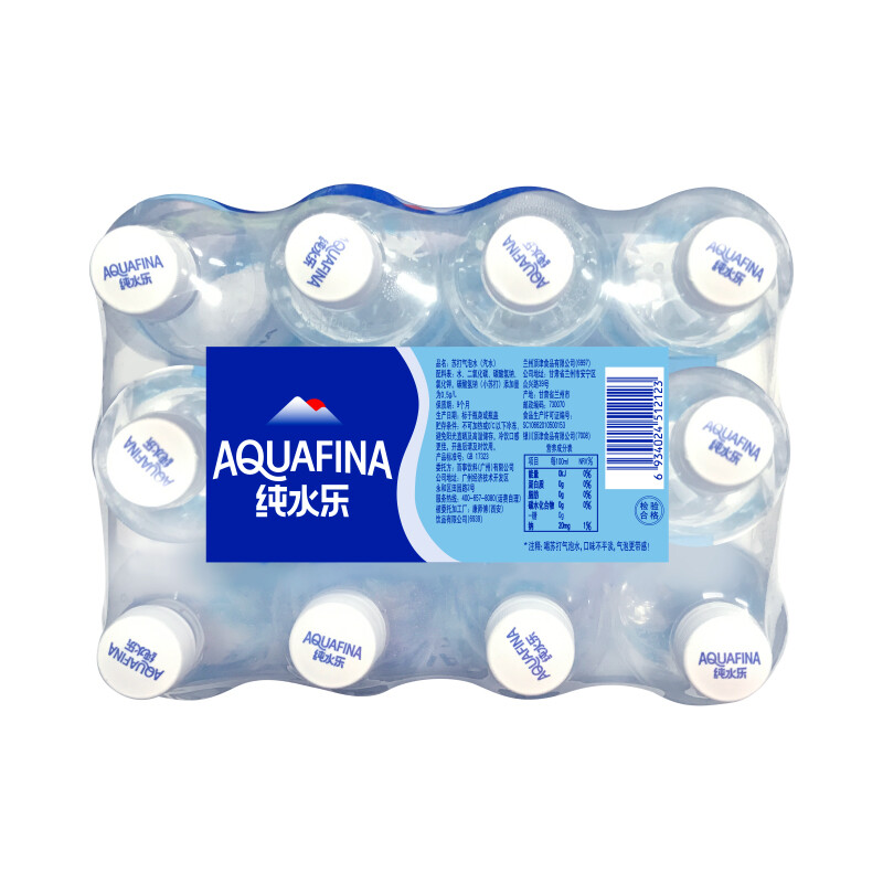 纯水乐 AQUAFINA 纯水乐苏打气泡水（汽水）300ml *12瓶