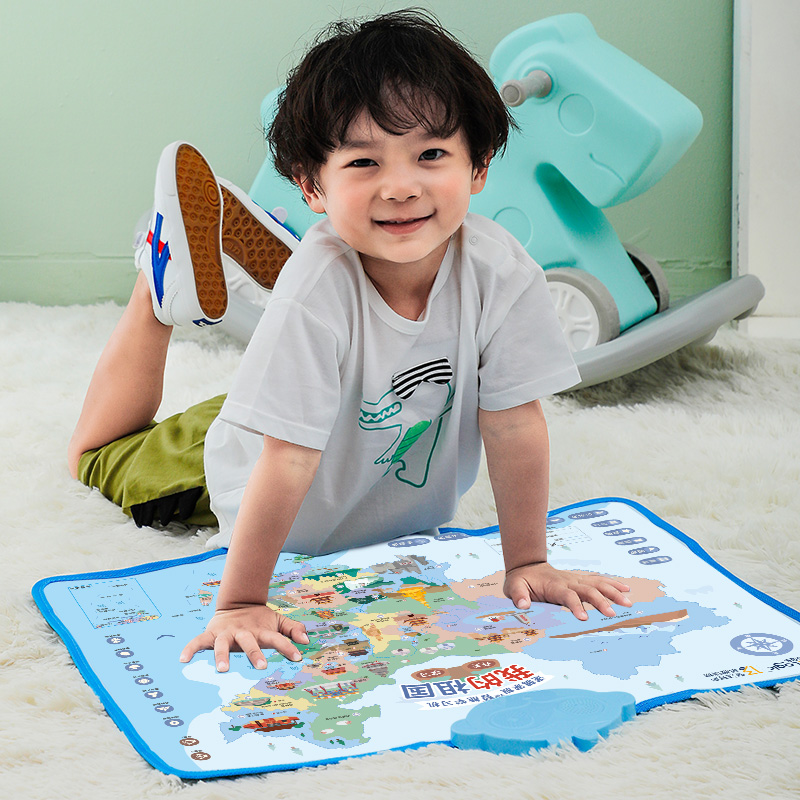 猫贝乐中国地图有声挂图 点读有声婴幼儿童玩具幼儿园早教地理故事机学习机 男孩女孩礼品