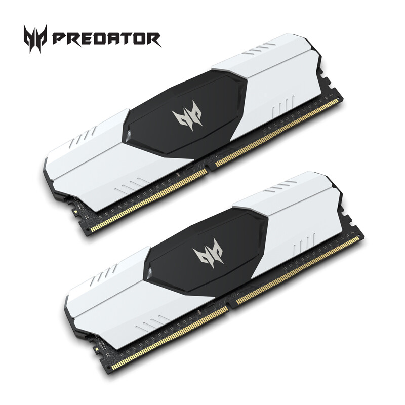 宏碁掠夺者（PREDATOR）16GB(8G×2)套装 DDR4 3200频率 台式机内存条 Talos 雷霆战甲系列（C14）B-die颗粒