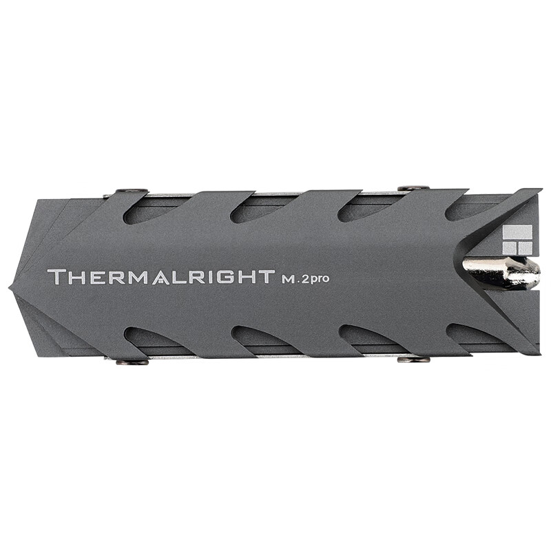 利民（Thermalright）2280 pro固态散热器全铝散热片阳极喷砂工艺带8mm 热管 2280规格 双层硅胶片