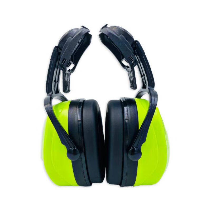 耐呗斯（NABES）NBS32E12 听力防护耳罩 挂安全帽式绝缘款 （荧光绿）1副