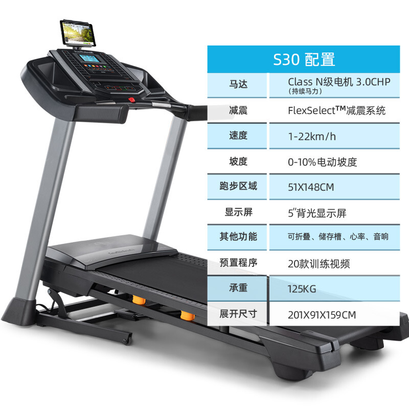 感受icon美國愛康家用跑步機s30flex感受怎樣真實解密好不好