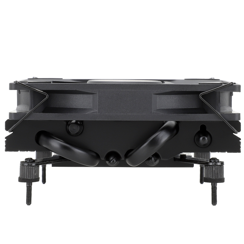 利民(Thermalright)AXP90-X36 BLACK 36mm 黑色下压散热器4X6mmAGHP热管全回流焊工艺 双平台全金属背板扣具