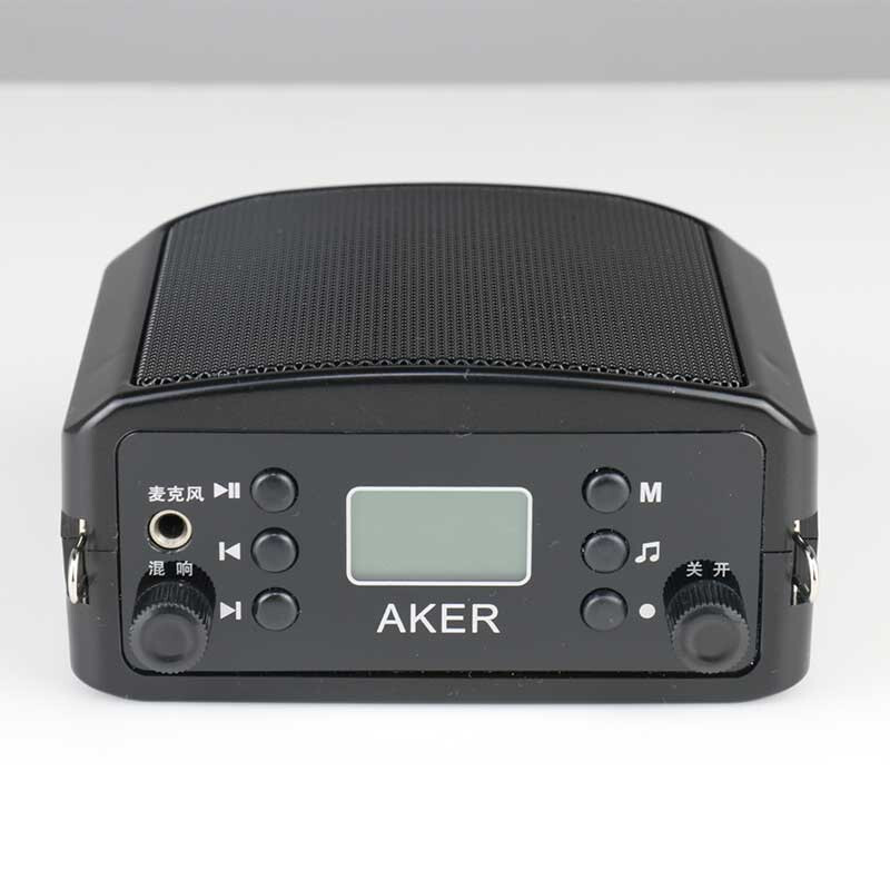 爱课(aker) 蓝牙扩音器教师消除原音卡拉ok伴奏音箱音响液晶显示屏