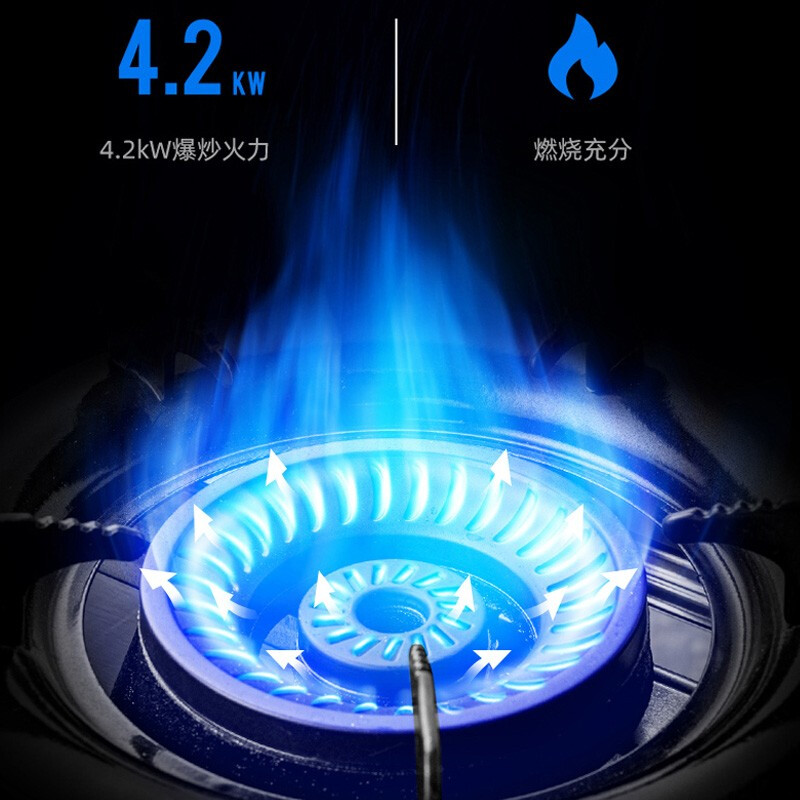 太太乐TTL 燃气灶 4.2kW大火力灶具 不锈钢台式单灶具 Z101液化气