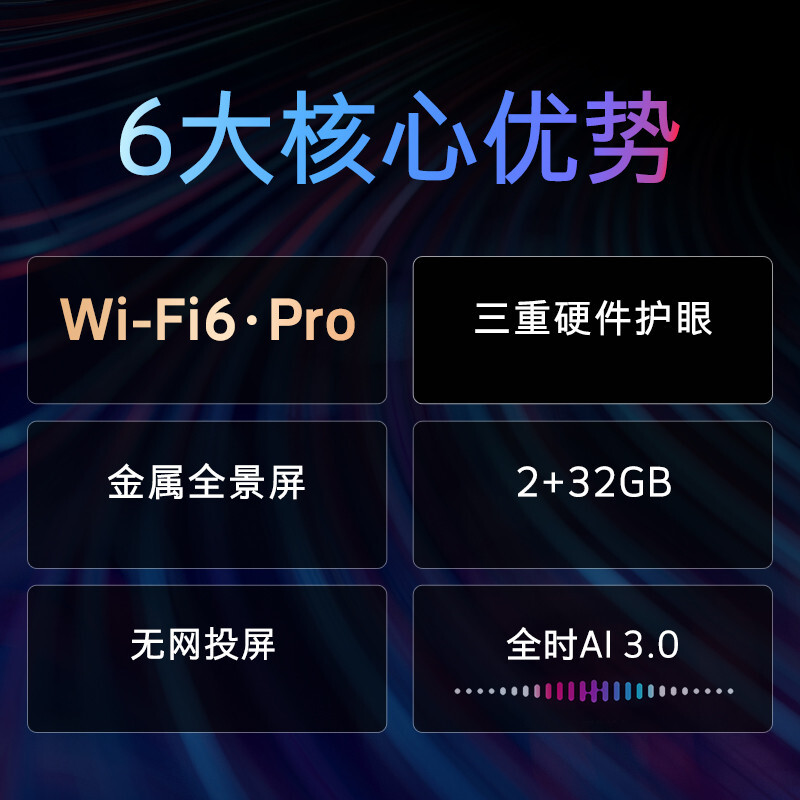 创维（SKYWORTH）50A5 Pro 50英寸 4K超高清 WiFi6 超薄智慧屏 5G双频 远场语音 护眼全面屏 2+32G